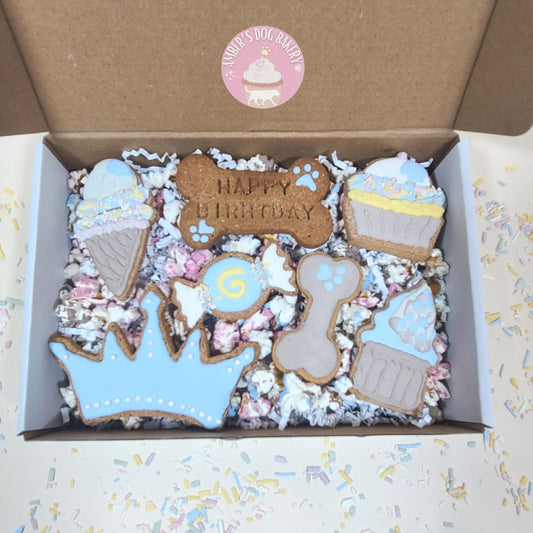 Dog Barkday Box Cookies